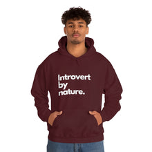 Load image into Gallery viewer, Introvert By Nature Unisex Heavy Blend™ Hooded Sweatshirt
