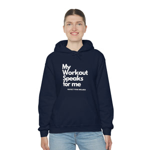 Workout Speaks Unisex Heavy Blend™ Hooded Sweatshirt