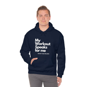 Workout Speaks Unisex Heavy Blend™ Hooded Sweatshirt