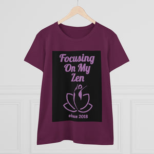 Focusing on My Zen - Women's Soft Cotton Tee