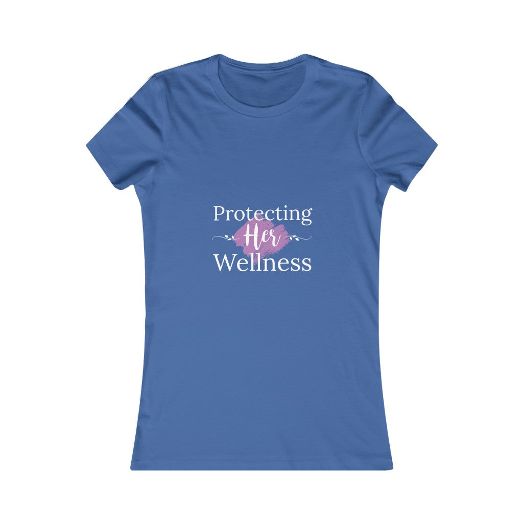 Protecting Her Wellness - Purple Splash- Women's Favorite Tee