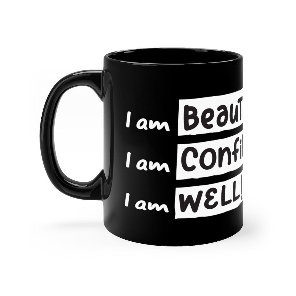 I am - Black mug 11oz