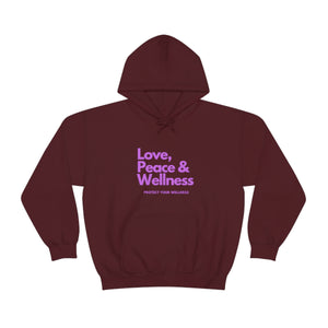 Love-Peace-Wellness2 Unisex Heavy Blend™ Hooded Sweatshirt