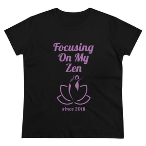 Focusing on My Zen - Women's Soft Cotton Tee