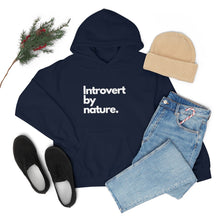 Load image into Gallery viewer, Introvert By Nature Unisex Heavy Blend™ Hooded Sweatshirt
