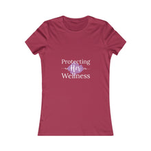 Load image into Gallery viewer, Protecting Her Wellness - Purple Splash- Women&#39;s Favorite Tee
