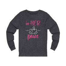 Load image into Gallery viewer, In Her Peace - Unisex Jersey Long Sleeve Tee
