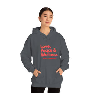 Love-Peace-Wellness1 Unisex Heavy Blend™ Hooded Sweatshirt