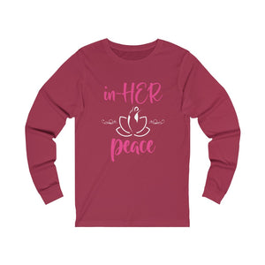 In Her Peace - Unisex Jersey Long Sleeve Tee