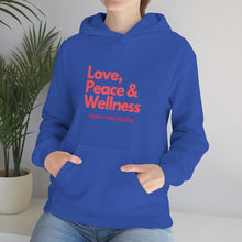 Load image into Gallery viewer, Love-Peace-Wellness1 Unisex Heavy Blend™ Hooded Sweatshirt
