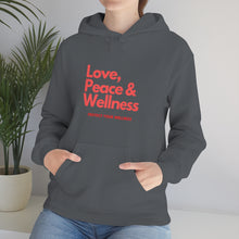 Load image into Gallery viewer, Love-Peace-Wellness1 Unisex Heavy Blend™ Hooded Sweatshirt

