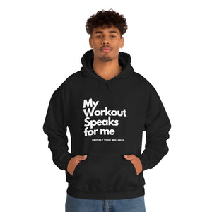 Workout Speaks Unisex Heavy Blend™ Hooded Sweatshirt