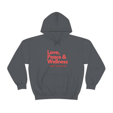 Load image into Gallery viewer, Love-Peace-Wellness1 Unisex Heavy Blend™ Hooded Sweatshirt
