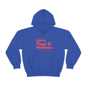 Love-Peace-Wellness1 Unisex Heavy Blend™ Hooded Sweatshirt