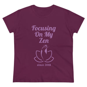 Focusing on My Zen - Women's Soft Cotton Tee