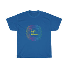 Load image into Gallery viewer, Love, Peace and Wellness - Unisex Heavy Cotton Tee
