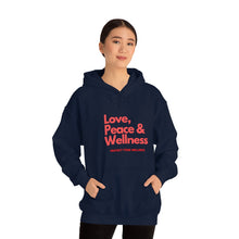 Load image into Gallery viewer, Love-Peace-Wellness1 Unisex Heavy Blend™ Hooded Sweatshirt
