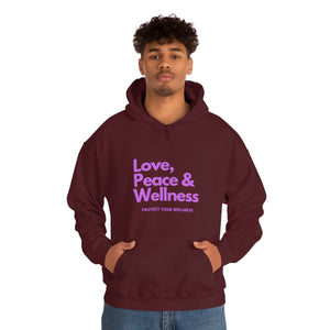 Love-Peace-Wellness2 Unisex Heavy Blend™ Hooded Sweatshirt