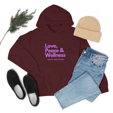 Load image into Gallery viewer, Love-Peace-Wellness2 Unisex Heavy Blend™ Hooded Sweatshirt
